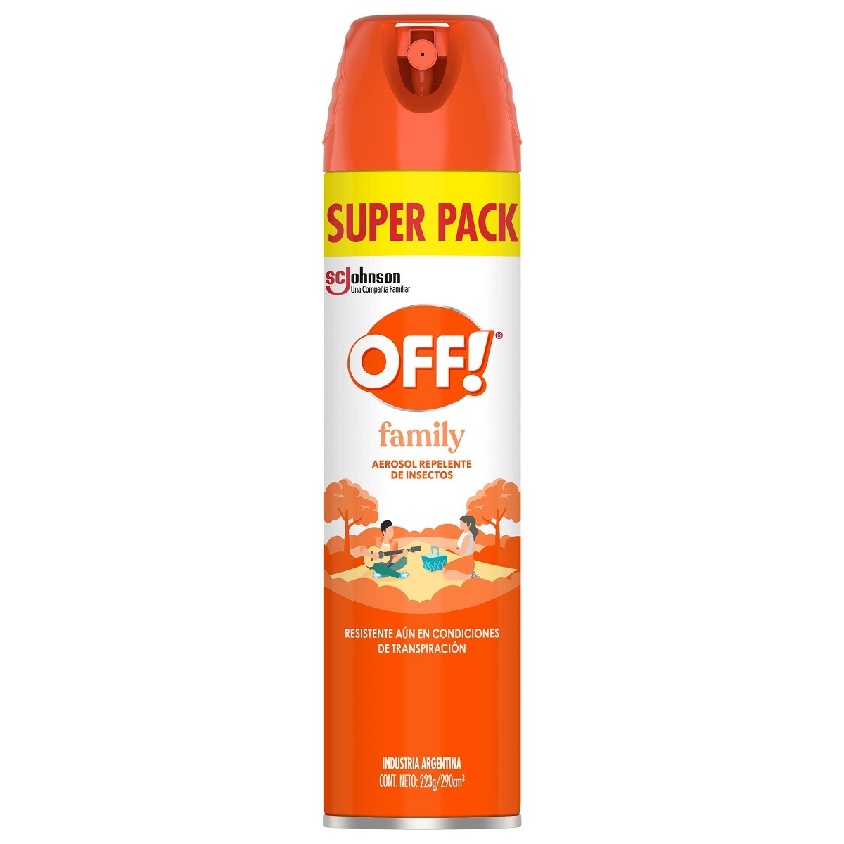Repelente Off Family en aerosol 290mL