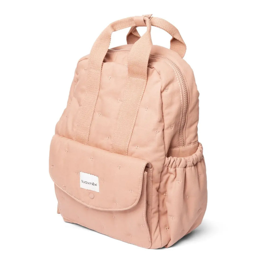 Mochila Maternal Bandolera Poetry Rosa - Suavinex