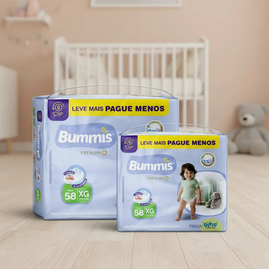 Pack Ahorro Bummis Talle XG x2 Paquetes - 116 Pañales