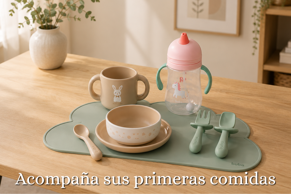 Acompaña sus primeras comidas