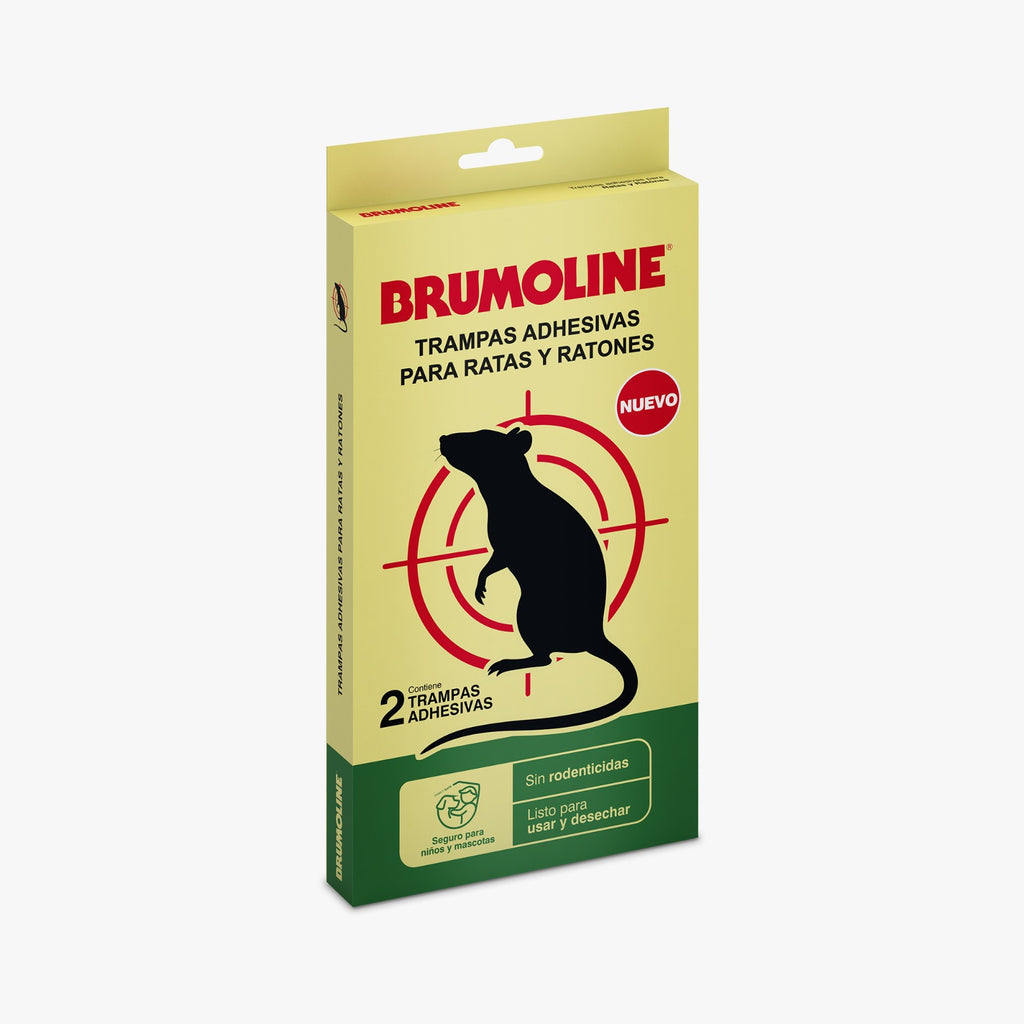 Trampas adhesivas para ratas y ratones Brumoline - 2 unidades