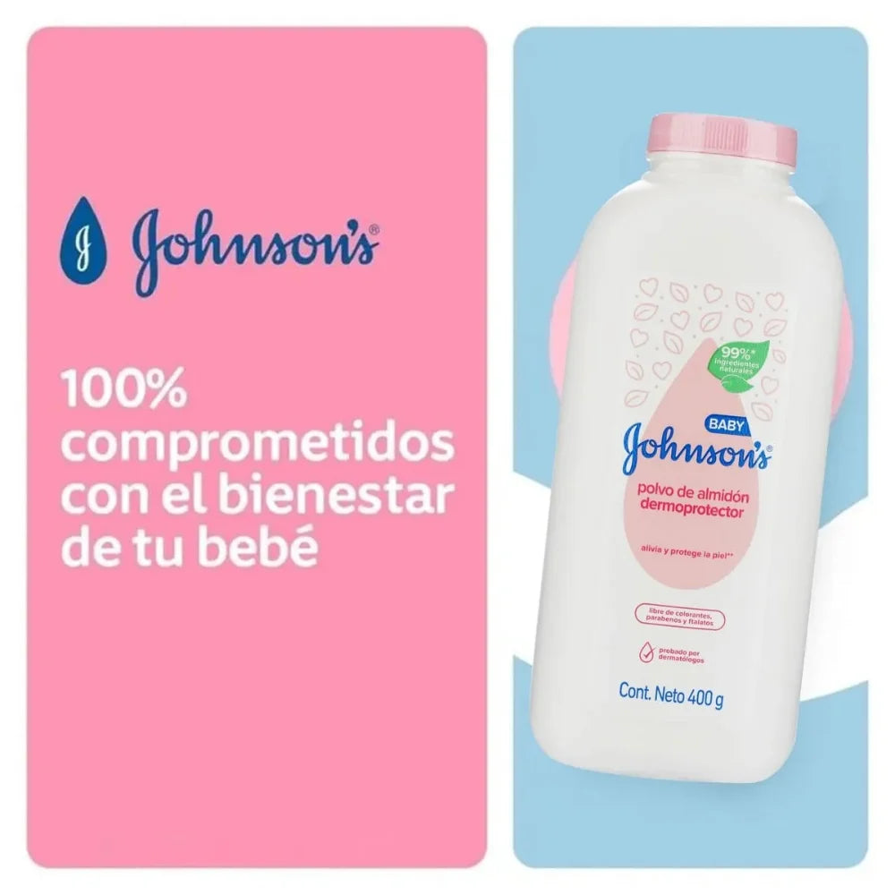 Polvo de almidon dermoprotector Johnson 200gr