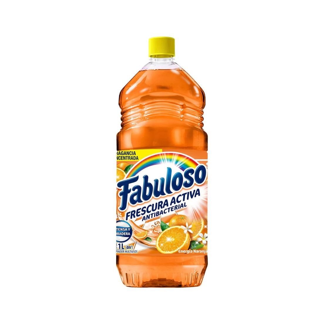 Limpiador Líquido Fabuloso Energía Naranja Antibacterial 1 l