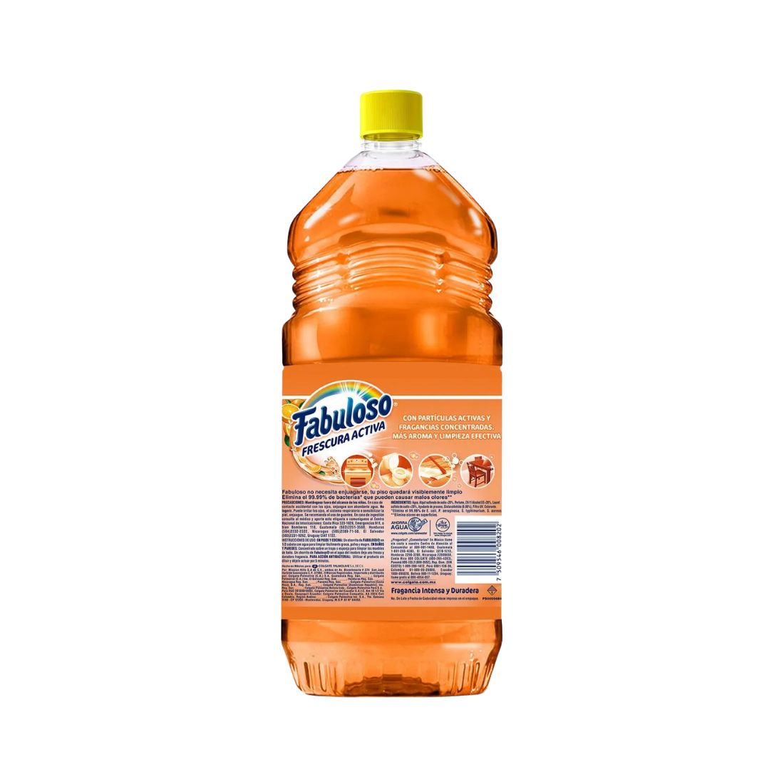 Limpiador Líquido Fabuloso Energía Naranja Antibacterial 1 l