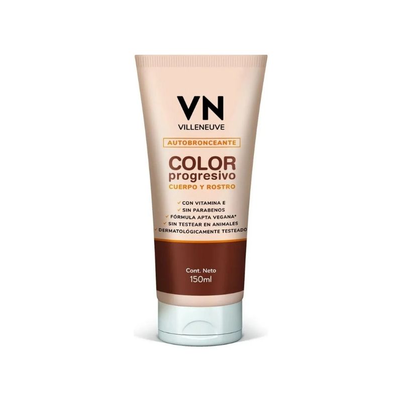 Autobronceante Villeneuve Color progresivo cuerpo y rostro 150ml