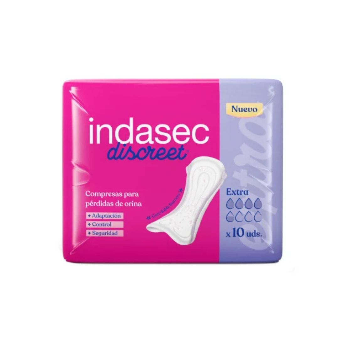 Apósitos Indasec Extra 10 Unidades