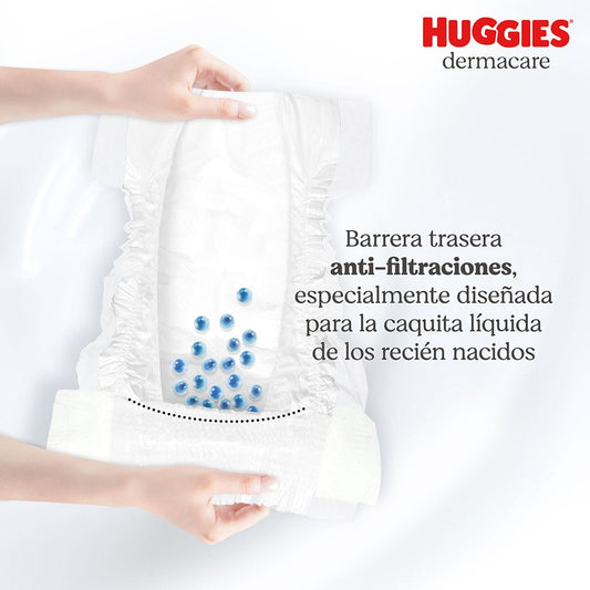 Pañales Huggies Dermacare Recién Nacido 78 Unidades