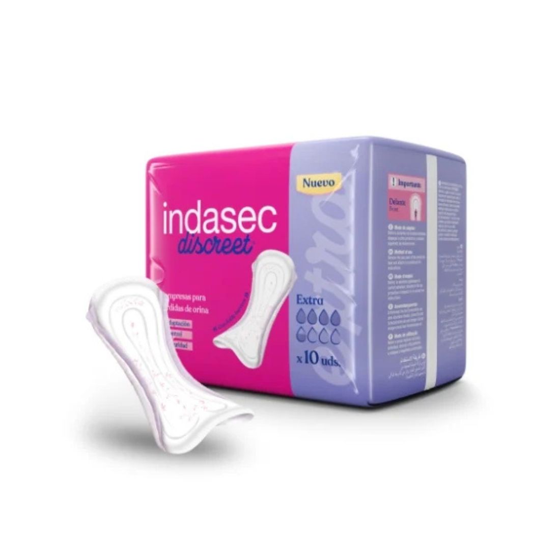 Apósitos Indasec Extra 10 Unidades