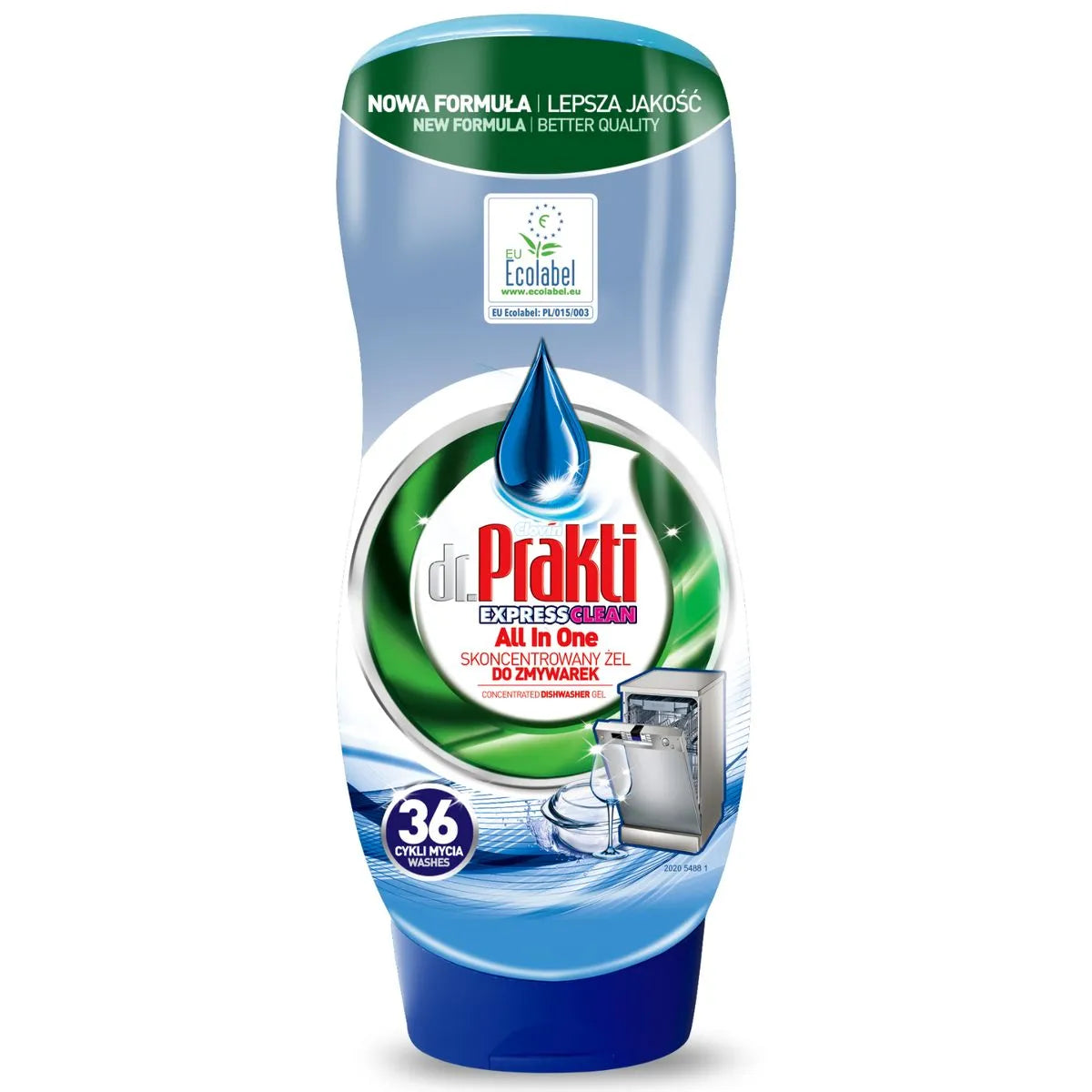 Gel Lavavajilla Dr Prakti - 36 lavados