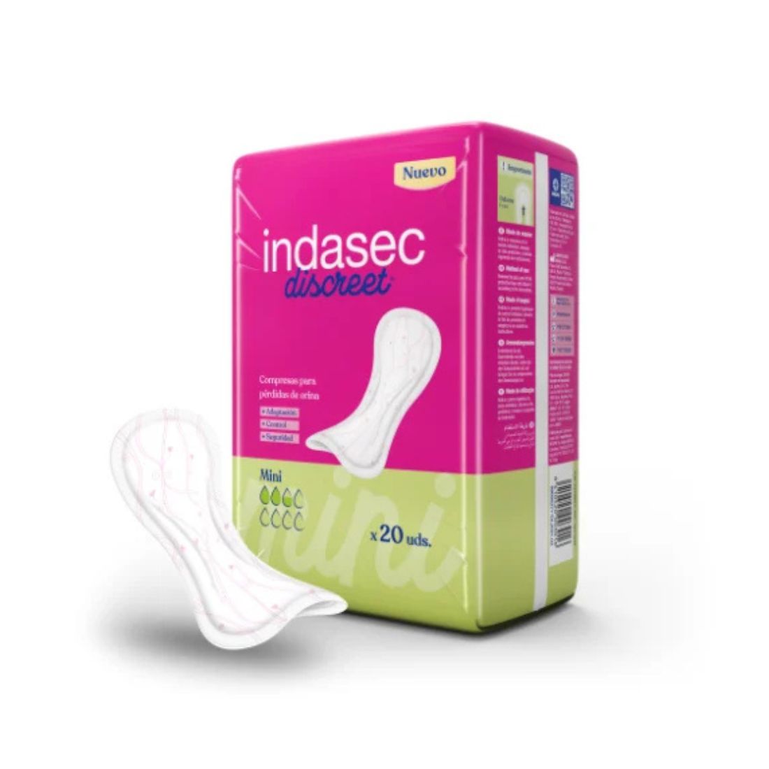 Apósitos Indasec Mini 20 Unidades