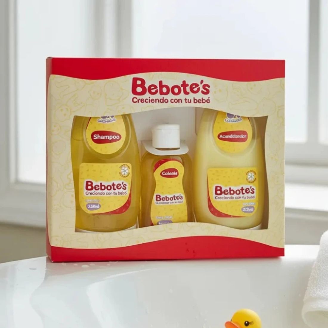 Pack Bebotes Regalo Shampoo + Acondicionador Manzanilla 250 Ml + Colonia 100 Ml