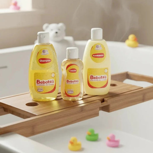 Pack Bebotes Regalo Shampoo + Acondicionador Manzanilla 250 Ml + Colonia 100 Ml