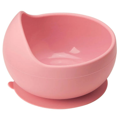 Bowl de Silicona con Ventosa Buba Rosado +6 Meses