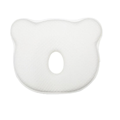 Almohada Viscoelástica Anti Cabeza Plana Buba Oso Blanco +0 Meses