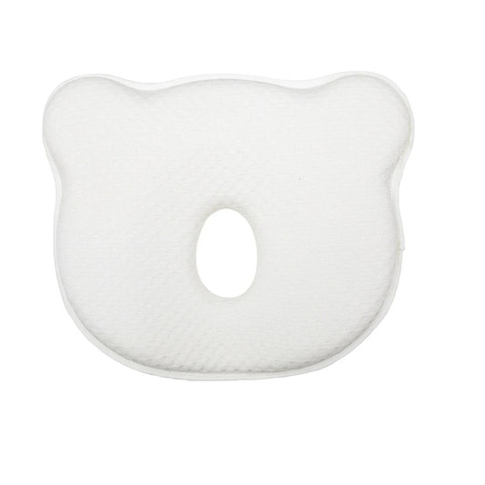 Almohada Viscoelástica Anti Cabeza Plana Buba Oso Blanco +0 Meses