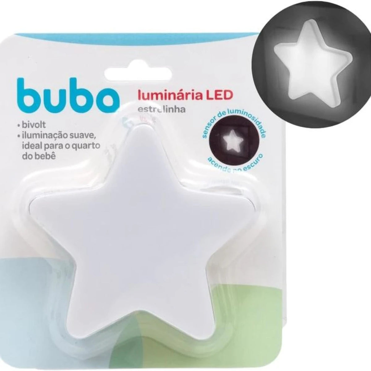 Luz Veladora LED para Enchufar Buba Estrella con Sensor