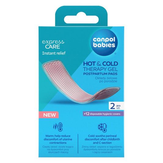 Compresas Posparto Canpol de Gel Frío/Calor - 2 Unidades