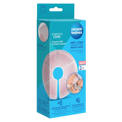Compresas Mamarias Canpol de Gel Frío/Calor - 2 Unidades