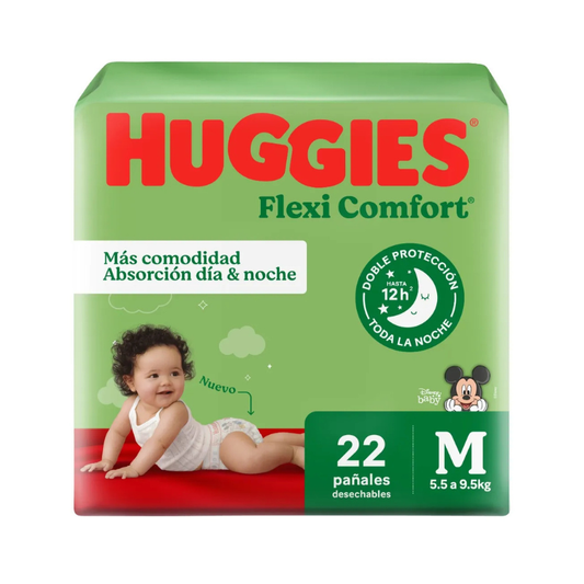 Pañales Huggies Flexi Confort M 22 unidades