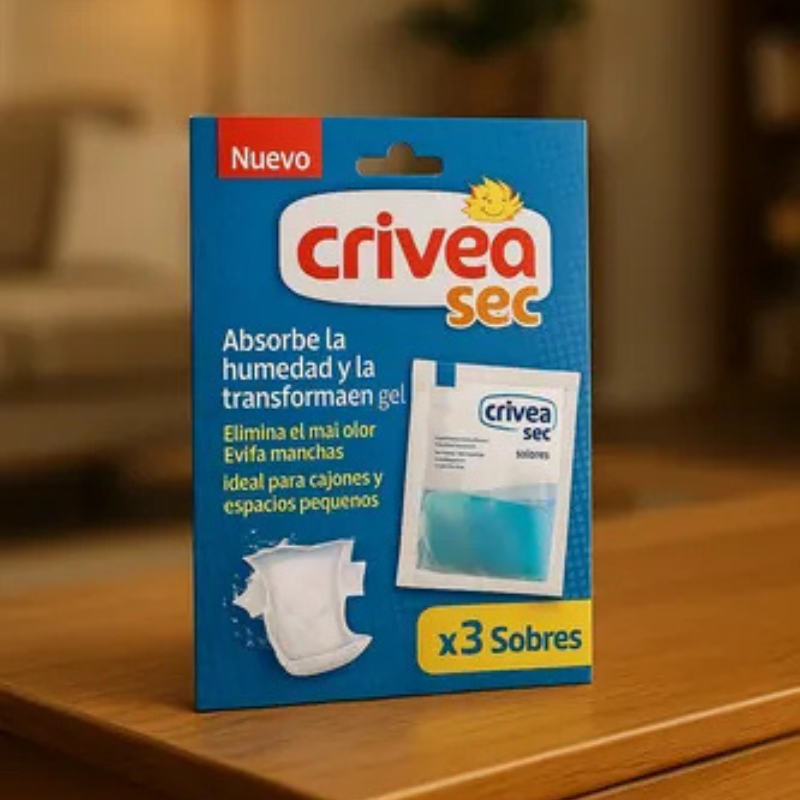 Crivea Sec Antihumedad 3 sobres - 150 gramos