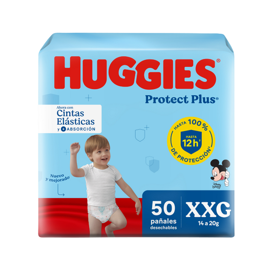Pañales Huggies Protect Plus XXG - 50 unidades