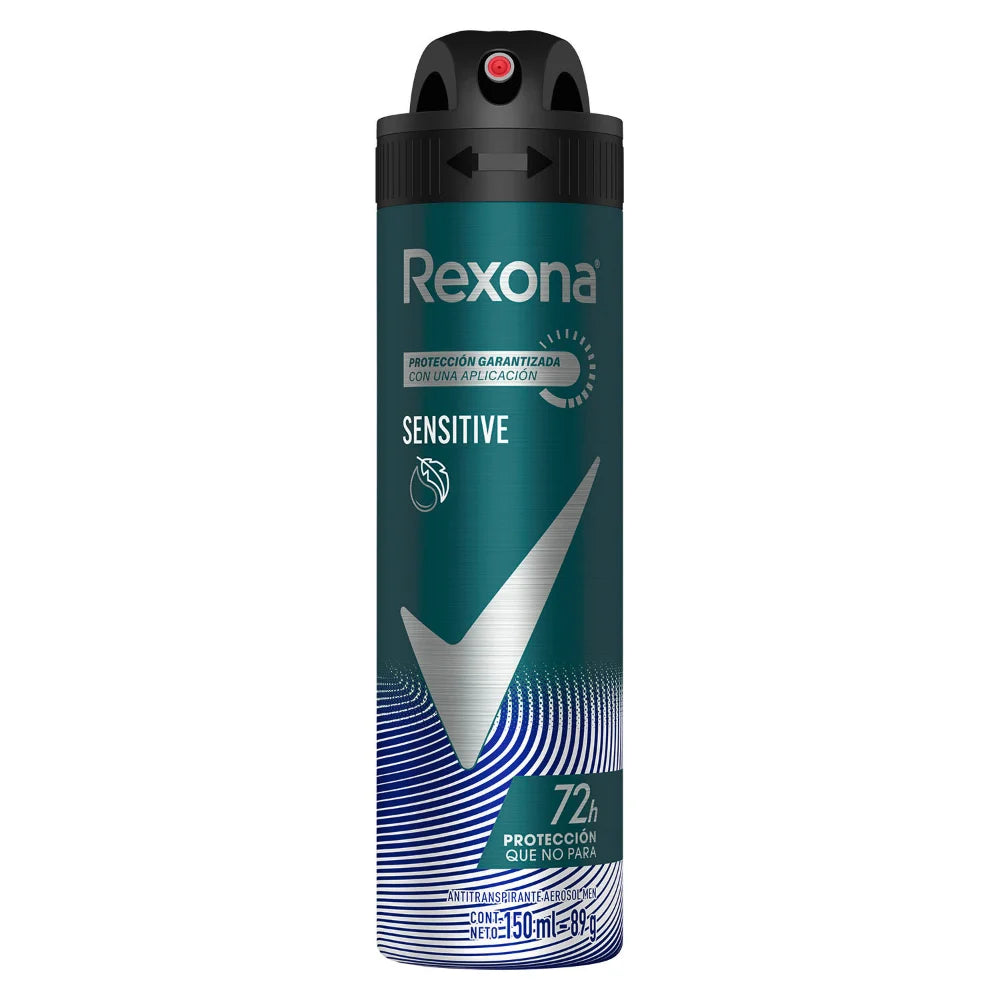 Antitranspirante en Aerosol Rexona Men Sensitive 150 ml