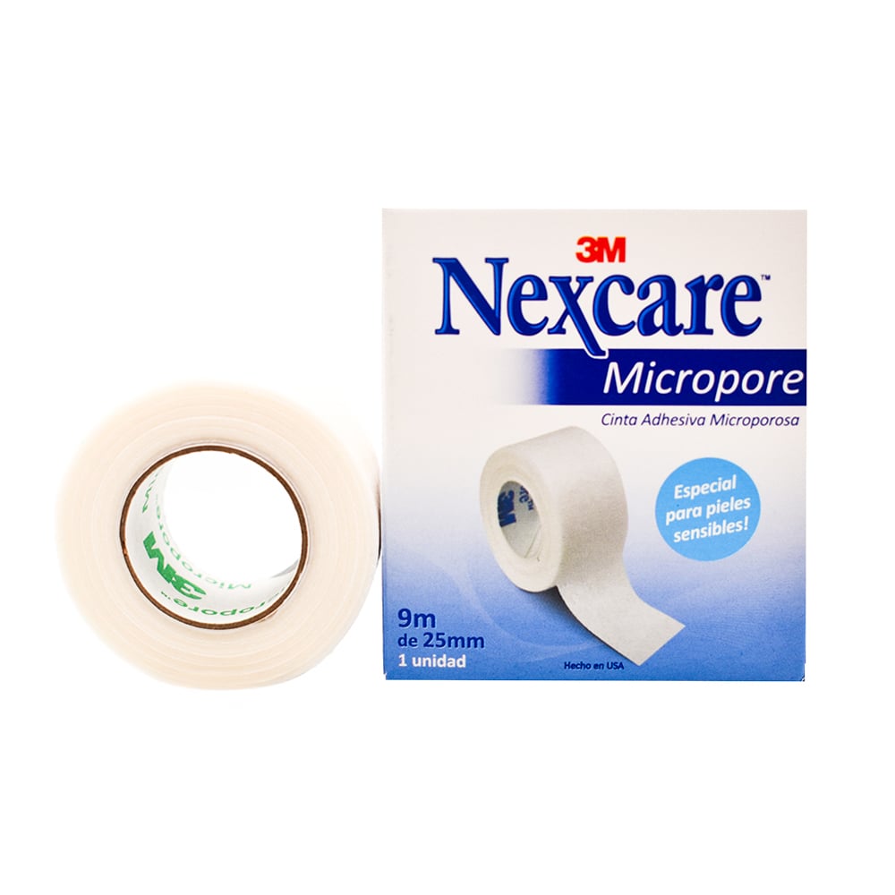 Cinta Leuco Micropore Nexcare 2.5 cm x 9 m