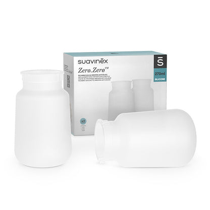 Bolsas De Recambio Para Biberon Zero 270ml 2pzas Suavinex Color Transparente