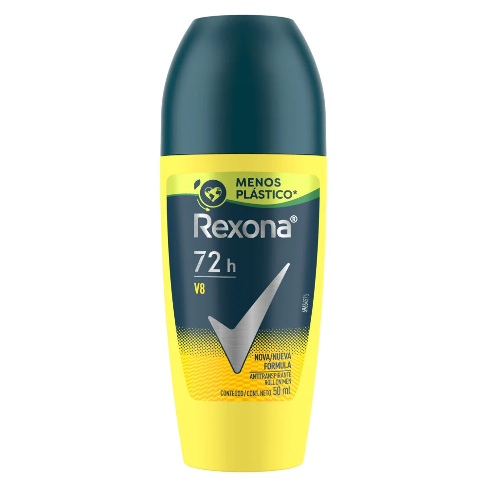 Antitranspirante en Roll On Rexona Men V8 50 ml