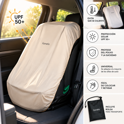 Funda Protectora Solar Universal para Silla de Auto de Bebé UPF 50+ – Anticalor