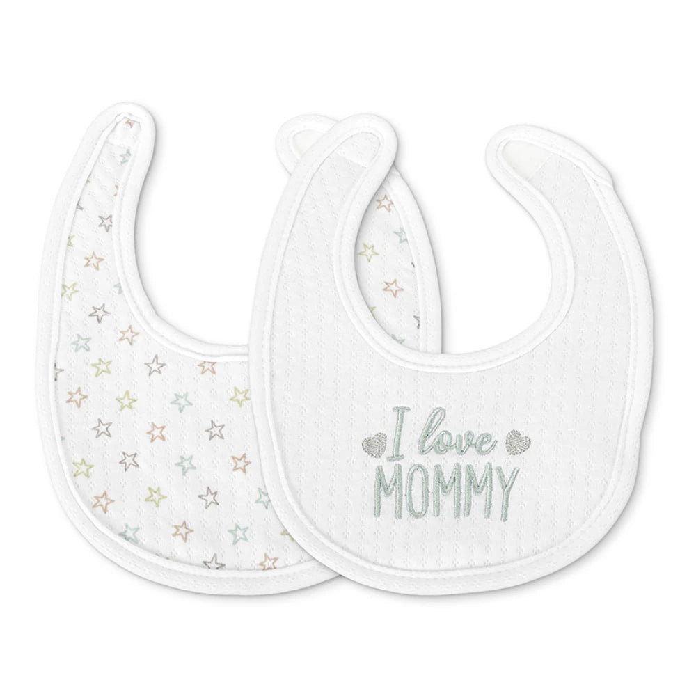 Set 2 Baberos Muselina Lorelli - Neutro