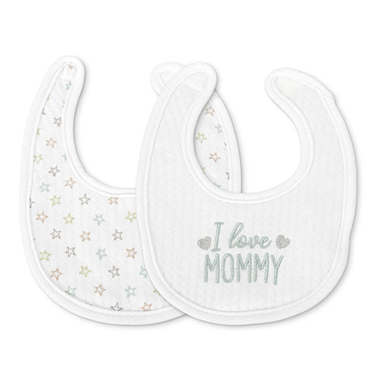 Set 2 Baberos Muselina Lorelli - Neutro