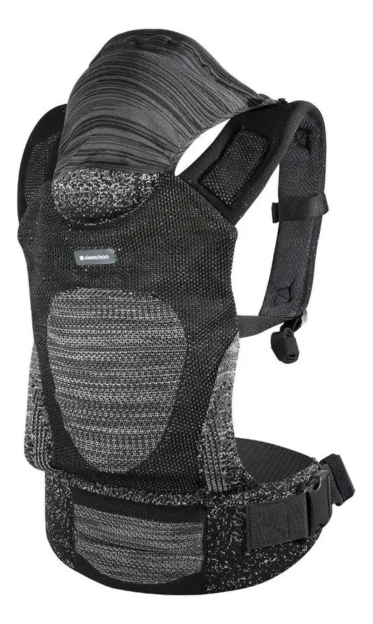 Mochila Ergonómica Kikkaboo Hoody - Negro