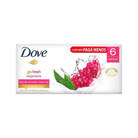 Jabon Dove Revigorizante Corporal 90 g x 6