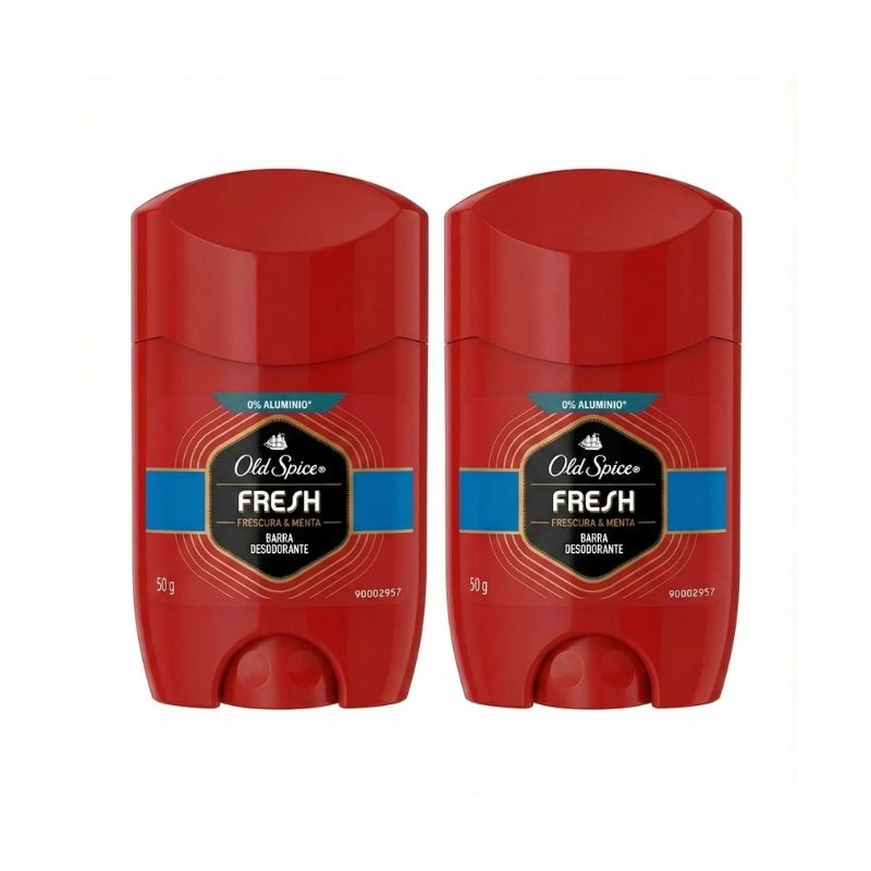 Desodorante en Barra Old Spice Fresh 50 g 2 Unidades