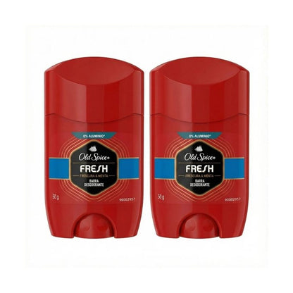 Desodorante en Barra Old Spice Fresh 50 g 2 Unidades