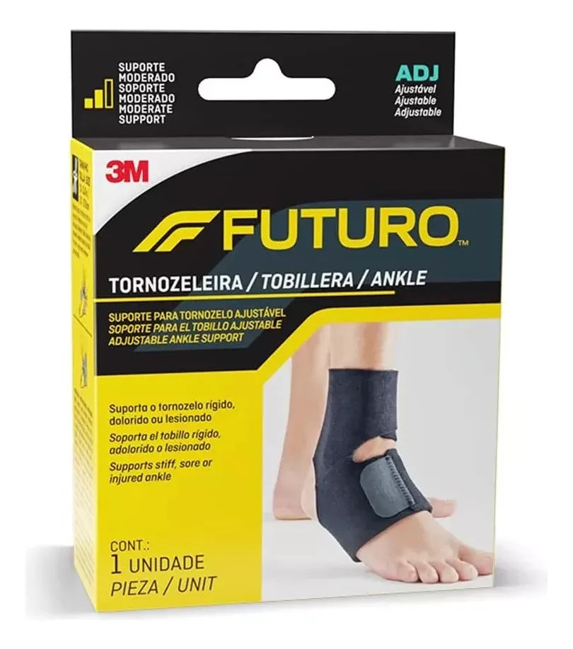 Tobillera Futuro 3M Soporte Ajustable Tobillo Neopreno