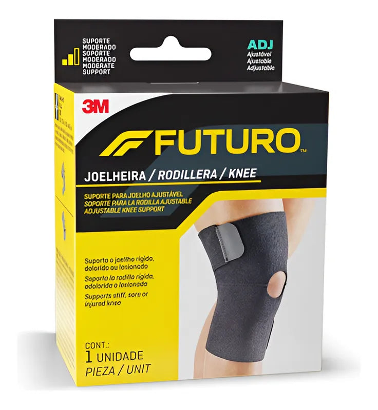 Soporte De Rodilla 3m Futuro Ajustable - Negro