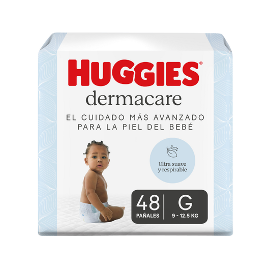 Pañales Huggies Dermacare Talle G 48 Unidades