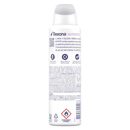 Antitranspirante en Aerosol Rexona Woman Nutritive 150 ml
