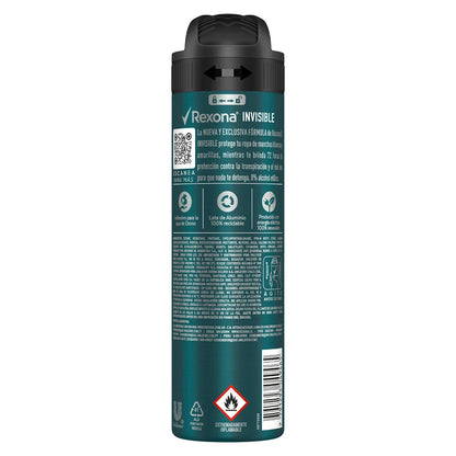Antitranspirante en Aerosol Rexona Men Invisible 150 ml
