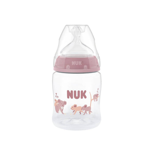 Mamadera NUK First Choice 150 ml Tetina de Silicona Flujo S Koala Rosa +0 Meses