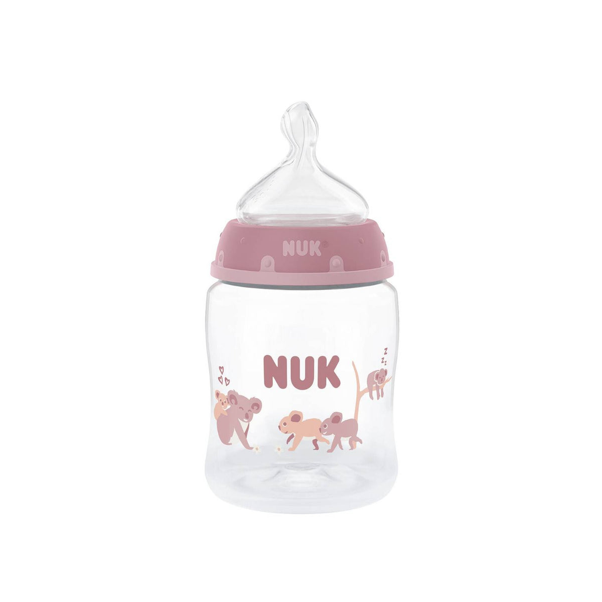 Mamadera NUK First Choice 150 ml Tetina de Silicona Flujo S Koala Rosa +0 Meses