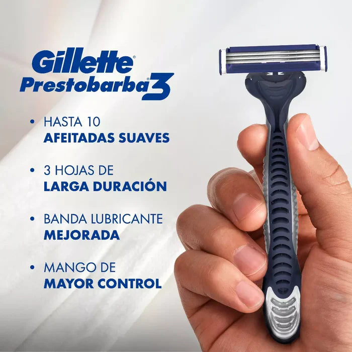 Gillette Prestobarba 3 Extra Suave x2un