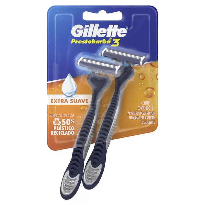 Gillette Prestobarba 3 Extra Suave x2un