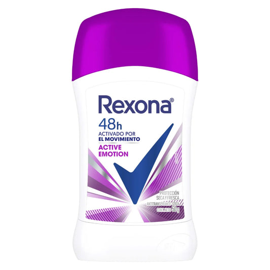 Antitranspirante en Barra Rexona Woman Active Emotion 50 gramos
