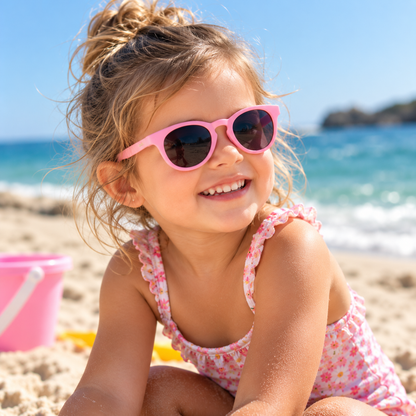 Lentes de Sol Infantiles BUBA UV400 para Niños y Niñas de 3 a 5 Años – Rosado