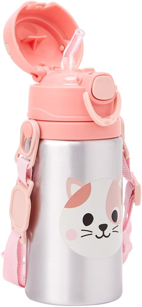 Botella de Aluminio Rosa 450 ml - Buba