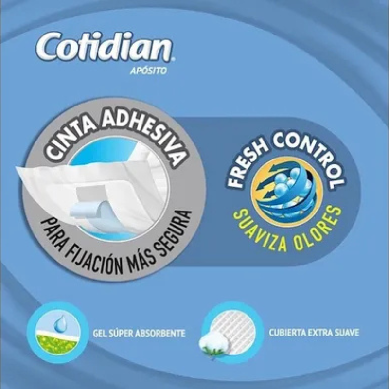 Apósito Cotidian para Incontiencia - 40 unidades