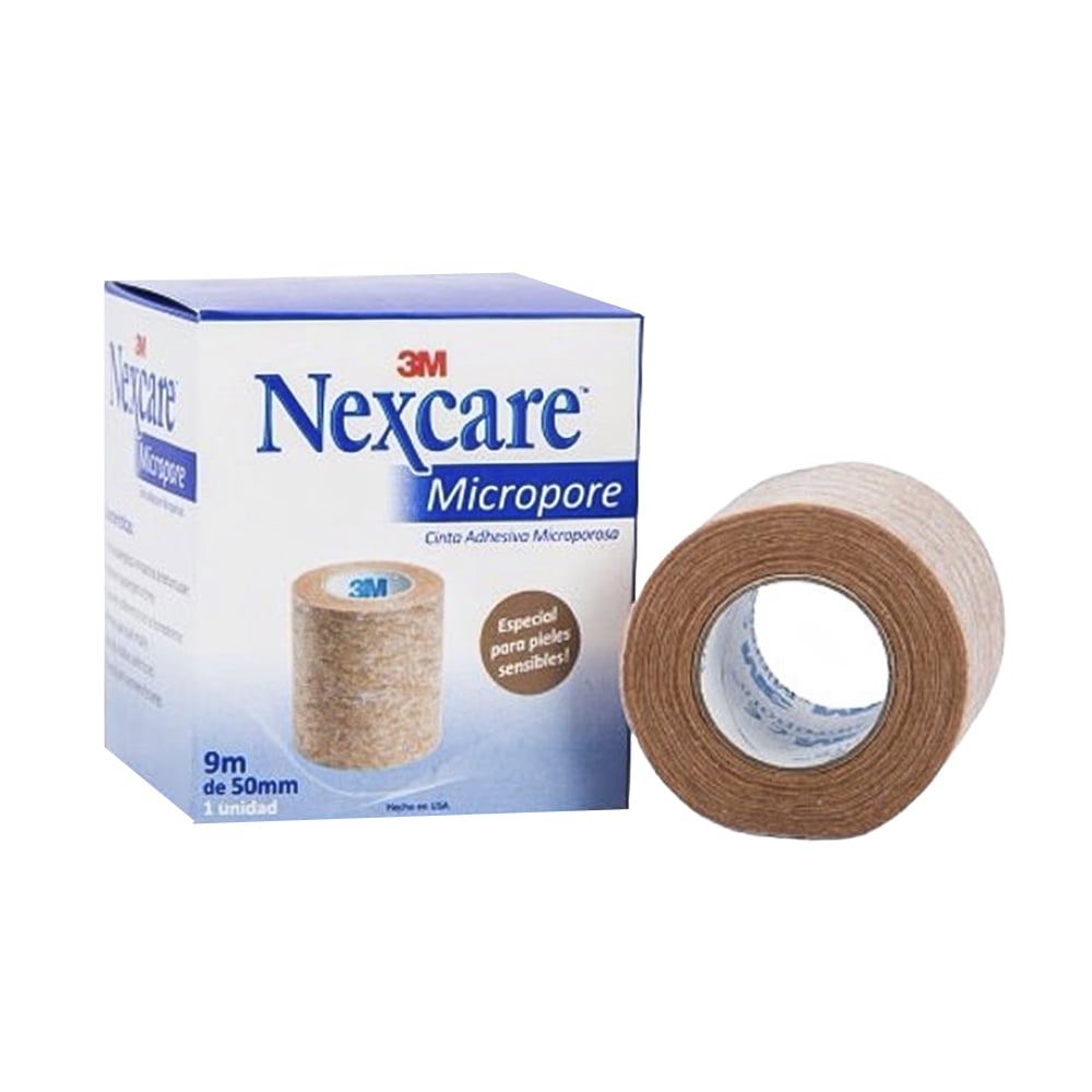 Cinta Micropore Color Piel - 5cm x 9,1mts.